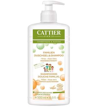 Cattier Hirse + Aloe Vera Familien Duschgel + Shampoo 500.0 ml