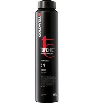 Goldwell Topchic Permanent Hair Color Naturals 6N Dunkelblond, Depot-Dose 250 ml