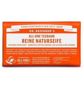 Dr. Bronner's Teebaum - All-One Reine Naturseife 140g Körperseife 140.0 g