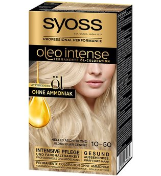 Syoss Oleo Intense Permanente Öl-Coloration Helles Asch-Blond Haarfarbe