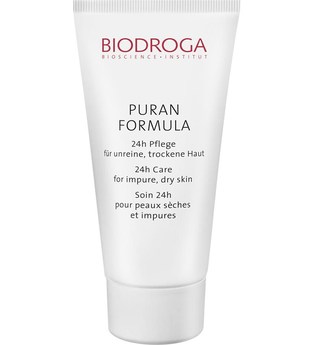 Biodroga Gesichtspflege Puran Formula 24h Pflege für unreine, trockene Haut 40 ml