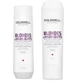 Goldwell Dualsenses Blondes & Highlights Set 1 Sh.250 ml & Con. 200 ml Haarpflegeset 450.0 ml