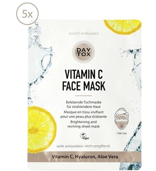 Daytox Produkte Vitamin C Face Mask 5er Set Maske 125.0 ml