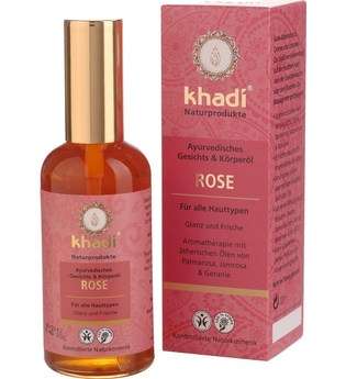 Khadi Naturkosmetik Produkte Gesicht & Körper - Rose Öl 100ml Gesichtsöl 100.0 ml