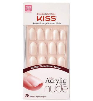 Kiss Salon-Acryl-Nude-Nägel (verschiedene Farbtöne) - Farbton: #f7e7da||Elegant