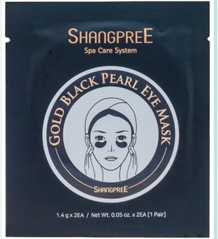 Shangpree 1 PAIR GOLD BLACK PEARL EYE MASK ( 5 Unit Pack ) Augenpatches 5.0 pieces
