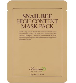 Benton Produkte BENTON Snail Bee High Content Mask Pack 10-er Set Maske 10.0 pieces