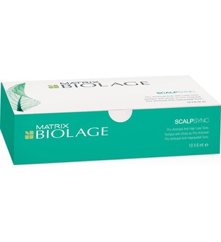 MATRIX Biolage Scalpsync Pro-Aminexil Anti-Hair Loss Tonic Packung mit 10 x 6 ml