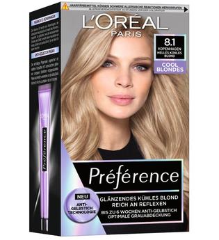L'Oréal Paris Préférence Cool Blondes 8.1 Helles kühles Blond (Kopenhagen) Coloration 1 Stk. Haarfarbe