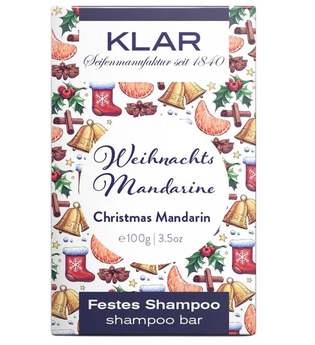 Klar Seifen Festes Shampoo - Weihnachtsmandarine 100g Shampoo 100.0 g