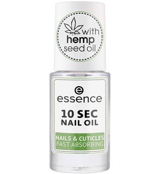 Essence 10 Sec Nail Oil Nails + Cuticles Fast Absorbing Nagelöl 8.0 ml