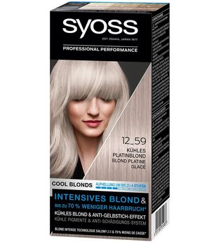 Syoss Permanentes Blond Kühles Blond Kühles Platinblond Haarfarbe