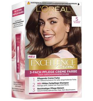 L'Oréal Paris Excellence Crème 5 Hellbraun Coloration 1 Stk. Haarfarbe