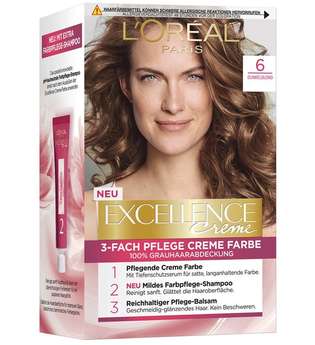 L'Oréal Paris Excellence Crème 6 Dunkelblond Coloration 1 Stk. Haarfarbe