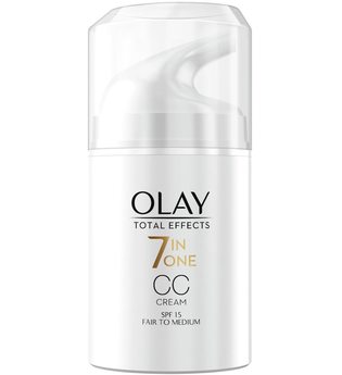 Olay Total Effects 7-in-1 CC Feuchtigkeitscreme LSF 15, helle-mittlere Hauttypen Gesichtscreme 50.0 ml