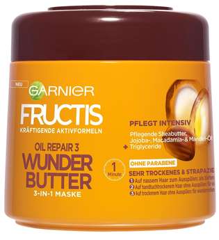 Garnier Fructis OIL REPAIR 3 WUNDER BUTTER 3-IN-1 MASKE Haarkur 300.0 ml