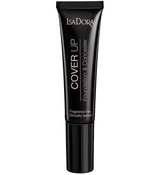 IsaDora Cover Up Foundation & Concealer 35ml 62 NUDE COVER (Light, Neutral/Warm)