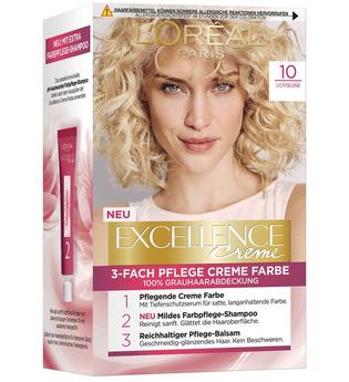 L'Oréal Paris Excellence Crème 10 Lichtblond Coloration 1 Stk. Haarfarbe
