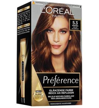 L'Oréal Paris Préférence 5.3 Helles Goldbraun (Virginia) Coloration 1 Stk. Haarfarbe