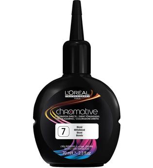 L'Oreal Professionnel Haarfarben & Tönungen Chromative Chromative 7 Mittelblond 3 x 70 ml