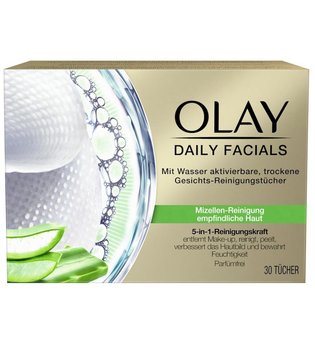 Olay Daily Facials Reinigungstücher für empfindliche Haut Make-up Entferner 30.0 ml