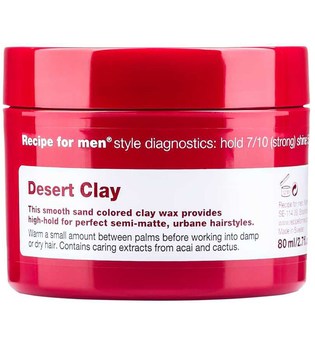 Recipe for men Desert Clay Haarwachs 80.0 ml