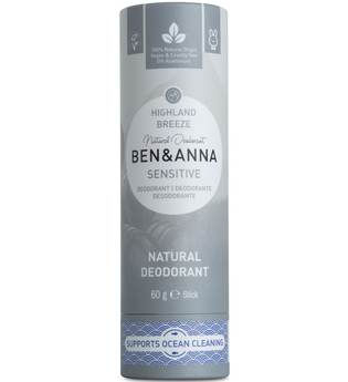 Ben & Anna Natural Deodorant Stick Sensitive Highland Breeze Deodorant 60.0 g
