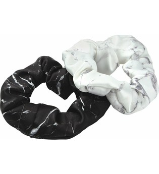 Wouf Produkte White Marble & Black Marble Scrunchies Haargummi 1.0 pieces