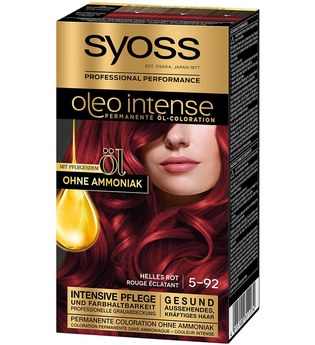 Syoss Oleo Intense Permanente Öl-Coloration Helles Rot Haarfarbe