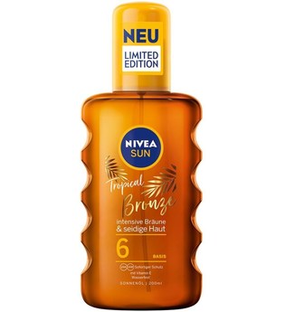 NIVEA SUN Deep Tan Intensive Bräune LSF 6 Sonnenöl 200 ml
