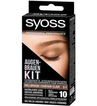 syoss Augenbrauen-Kit permanente Augenbrauenfarbe Haarfarbe 17.0 ml