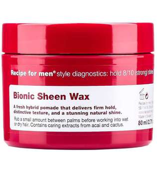 Recipe for men Produkte Bionic Sheen Wax Haarwachs 80.0 ml