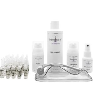 Dermaroller Konzept für unreine Haut HC902+Roller Cleaner Skin CleanserLipopeptide Hyal CHyaluronampullen Gesichtspflegeset