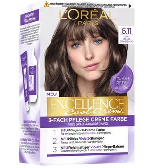 L'Oréal Paris Excellence Cool Creme 6.11 Ultra kühles Dunkelblond Coloration 1 Stk. Haarfarbe