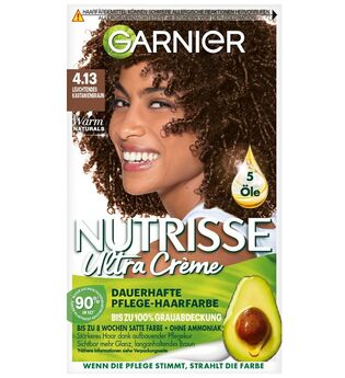 Nutrisse Ultra Creme Dauerhafte Pflege-Haarfarbe Nr. 4.13 Leuchtendes Kastanienbraun