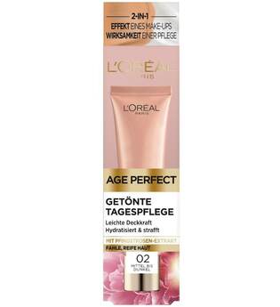 L'Oréal Paris Age Perfect Getönte Tagescreme 02 Mittel bis Dunkel BB Cream 30ml Getönte Gesichtscreme