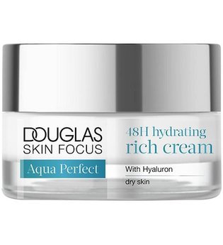Douglas Collection Skin Focus Aqua Perfect 48H Hydrating Rich Cream Gesichtscreme 50.0 ml