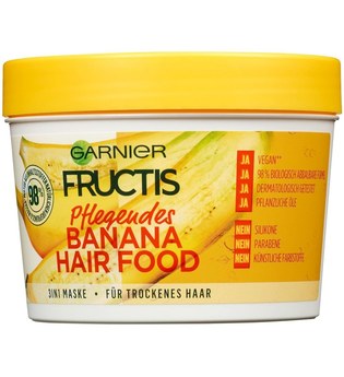 Garnier Fructis Banana Hair Food 3in1 Maske für trockenes Haar Haarkur 390.0 ml