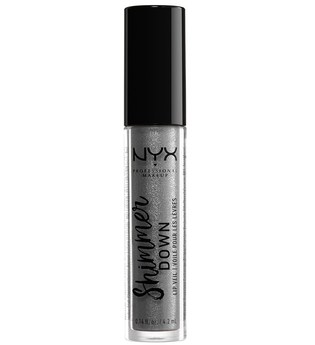 NYX Professional Makeup Shimmer Down Lip Veil 3.4ml Goth Love (Gunmetal with Silver Pearl)
