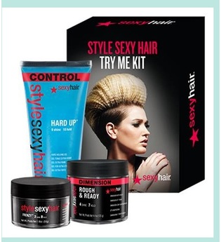 Sexy Hair Haarpflege Style Sexy Hair Try Me Kit Hard Up 150 ml + Rough & Ready 125 g + Frenzy 50 g 1 Stk.