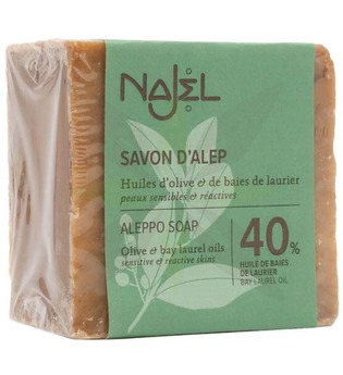 Najel Aleppo-Seife - 40% Lorbeeröl Körperseife 185.0 g
