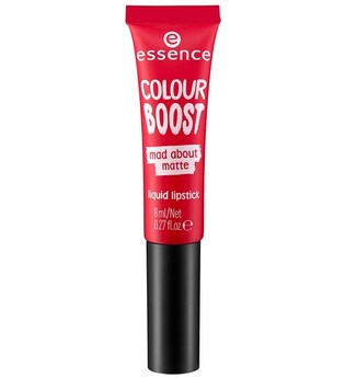 Essence Lippen Lippenstift & Lipgloss Colour Boost Mad About Matte Liquid Lipstick Nr. 07 Seeing Red 8 ml