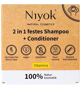 Niyok 2in1 festes Shampoo+Conditioner - Vitamina Shampoo 80.0 g