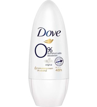 Dove Dove Original Deo Roll-On Original 0% ohne Alkohol & Aluminiumsalze Deodorant 50.0 ml