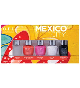 OPI Mexico City Limited Edition Infinite Shine Nail Polish 5 Pack Mini Gift Set