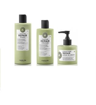Maria Nila Structure Repair Set 3, Shampoo, Conditioner & Leave In Cream Haarpflegeset 850.0 ml