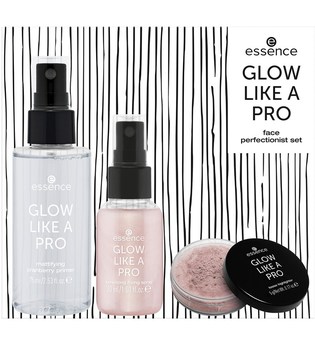 essence GLOW LIKE A PRO Face Perfectionist-Rose Sparkles Gesicht Make-up Set  Rose Sparkles