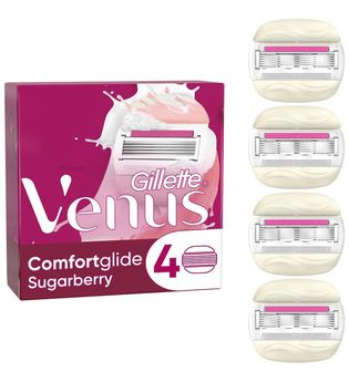 Gillette Venus ComfortGlide Sugarberry mit Olay Hautpflege Ersatzklingen x 4 Rasierer 1.0 pieces