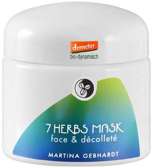 Martina Gebhardt Naturkosmetik 7 Herbs Mask - Face & Décolleté 100ml Feuchtigkeitsmaske 100.0 ml