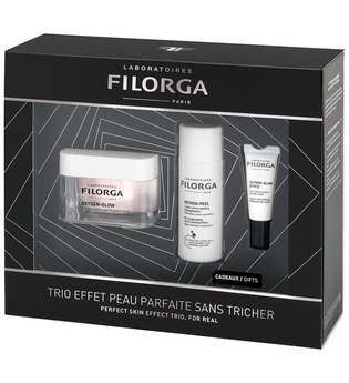 Filorga Oxygen-Glow Perfect Skin Geschenkset 50 ml Gesichtscreme + 50 ml Gesichtspeeling + 4 ml Augencreme